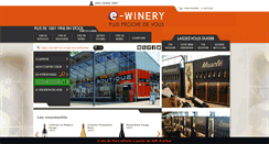Desktop Screenshot of e-winery.fr